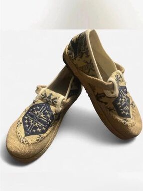 Women’s Hempt & Navy Espadrille Slip-Ons
